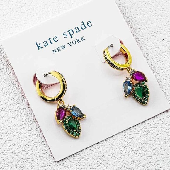 Kate Spade Leaf Stud Earrings - Picture 5 of 5